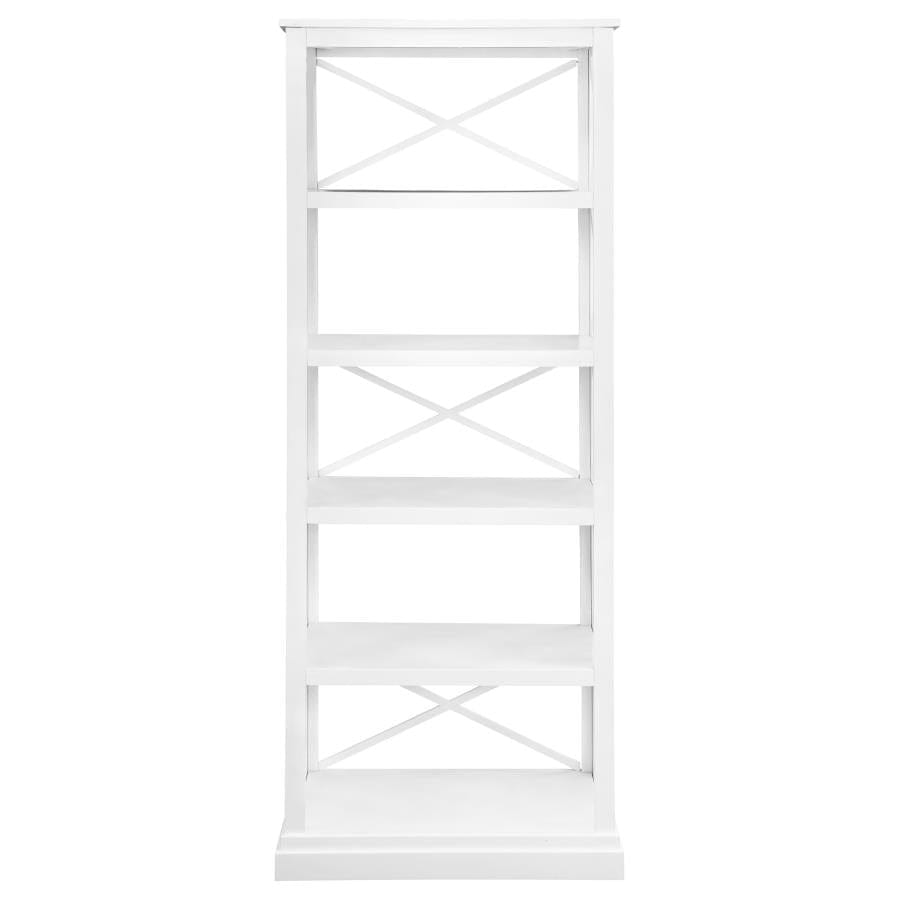 Johansson 5-shelf Bookcase Antique White