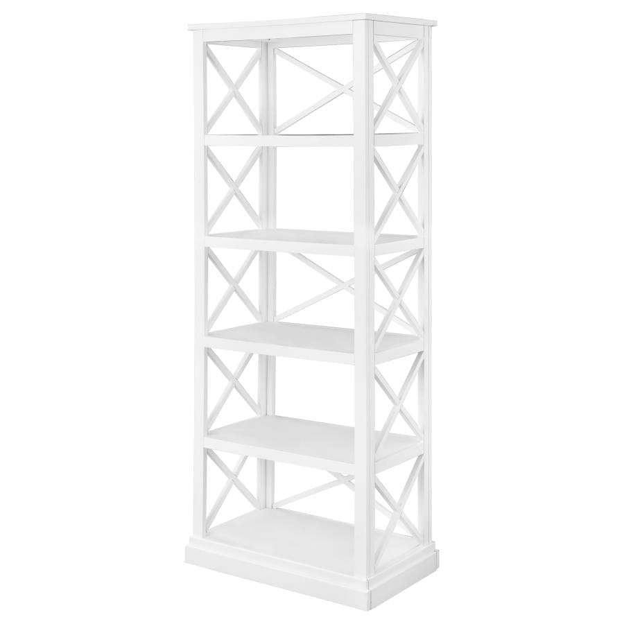 Johansson 5-shelf Bookcase Antique White