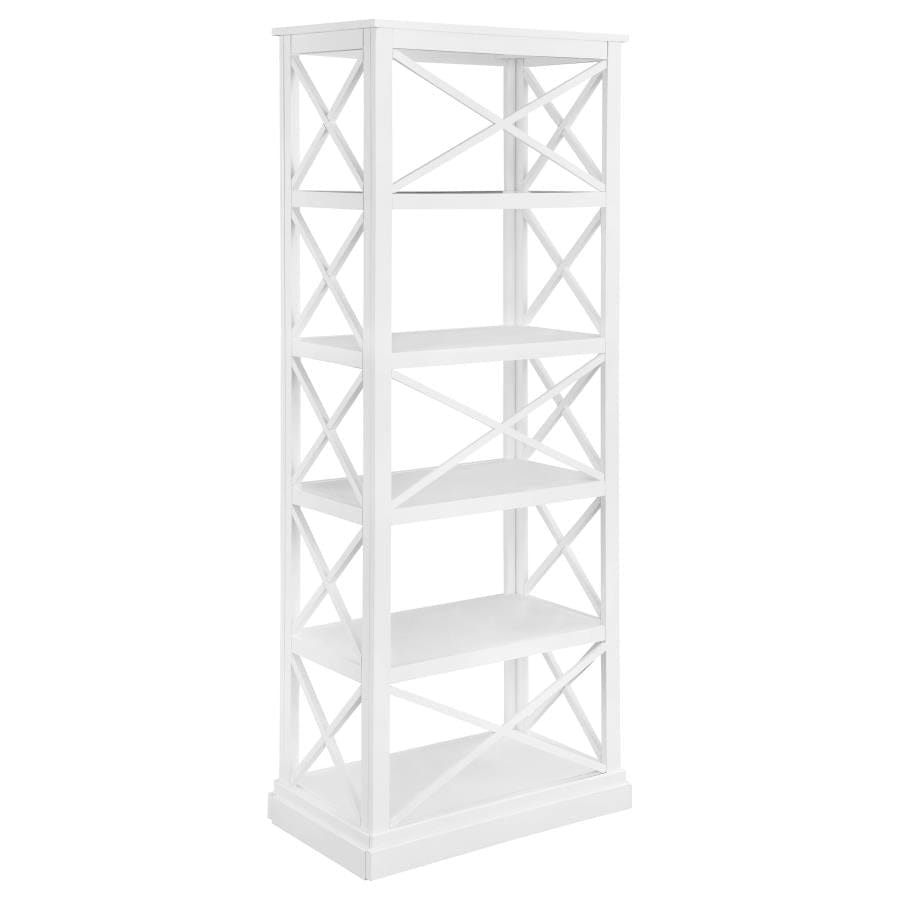 Johansson 5-shelf Bookcase Antique White