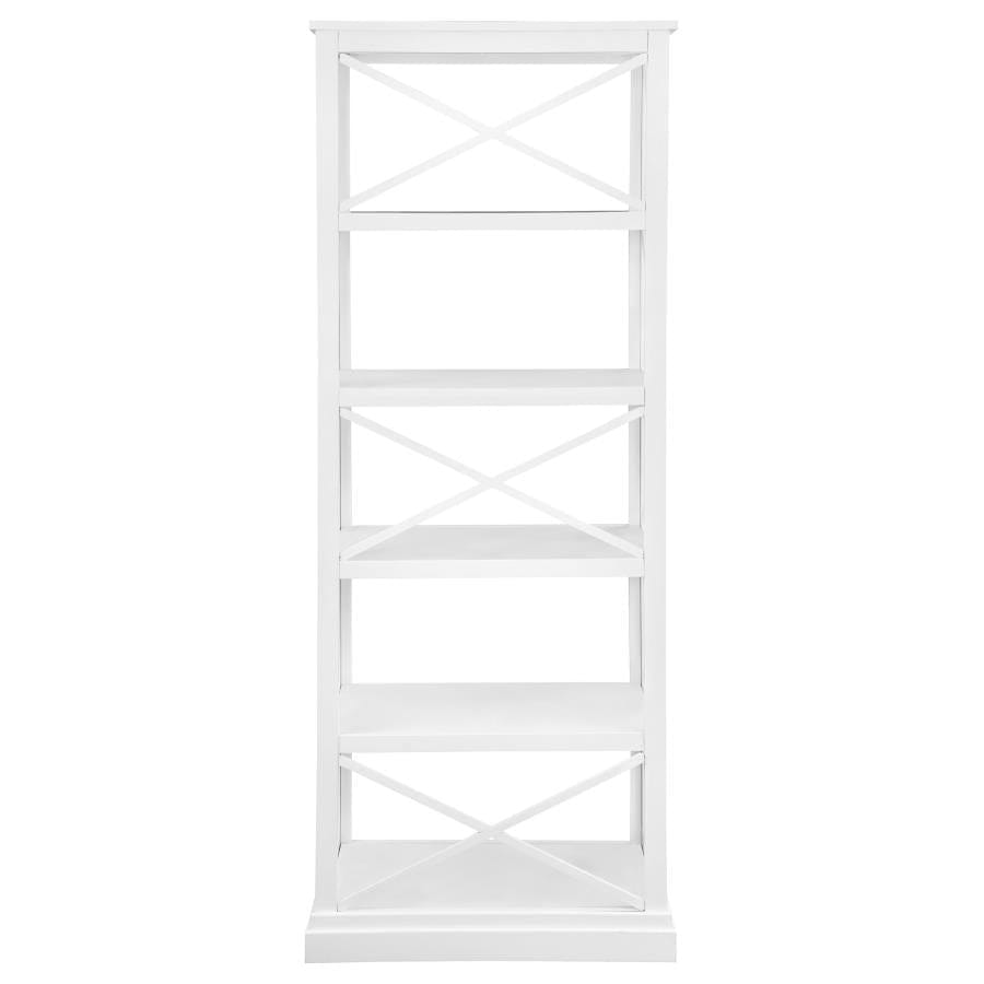 Johansson 5-shelf Bookcase Antique White