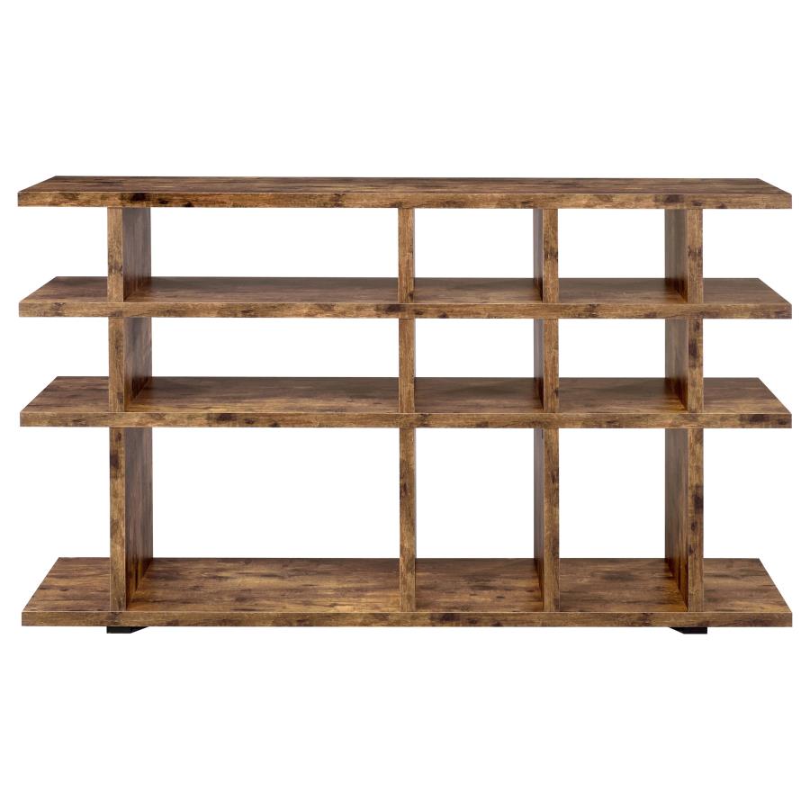 Santos 3-tier Bookcase Antique Nutmeg