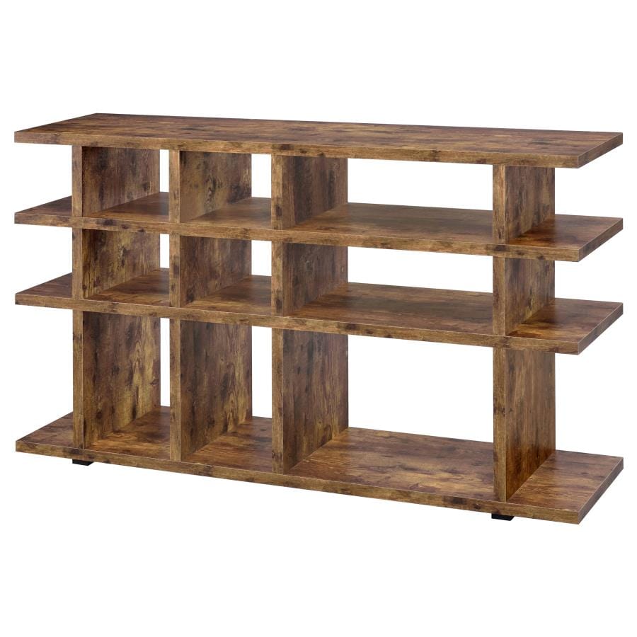 Santos 3-tier Bookcase Antique Nutmeg