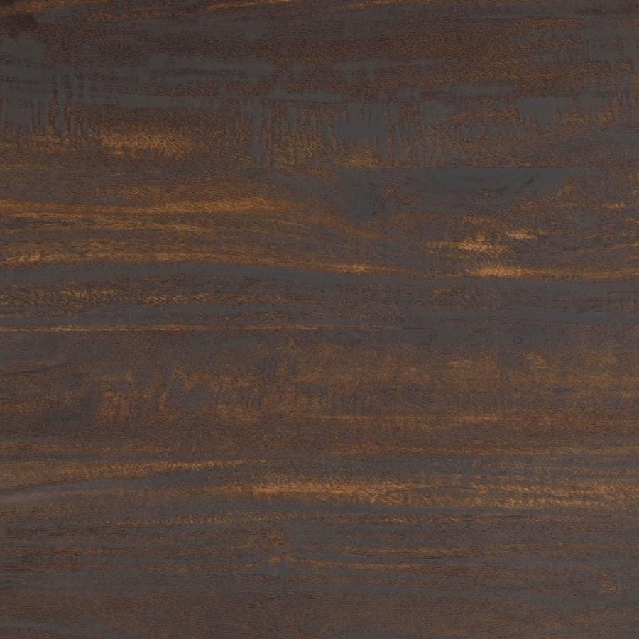 Pantano Glass Top Drafting Desk Dark Gunmetal and Chestnut