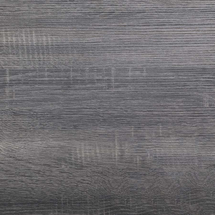 Jamara L-shape Office Desk with Power Outlet Weathered Grey