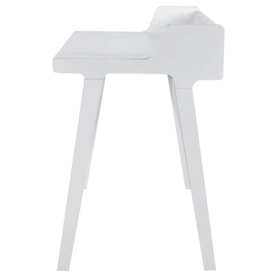 Paiter Writing Desk with Power Outlet White