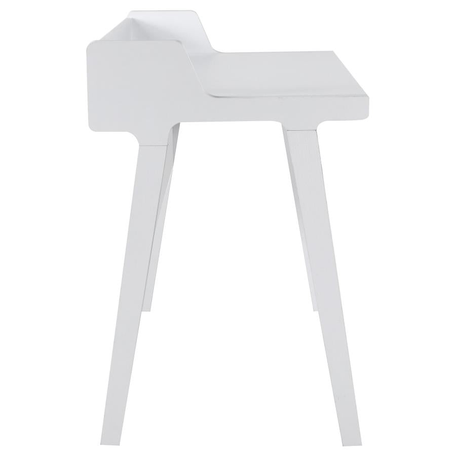 Paiter Writing Desk with Power Outlet White