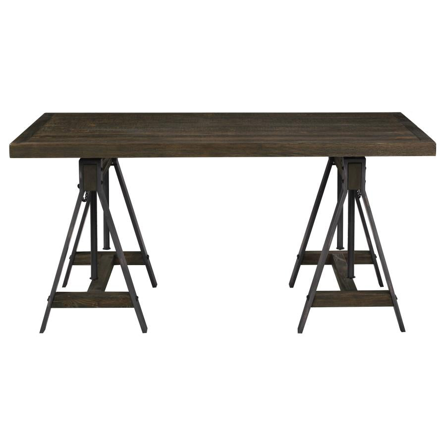 Delmar Adjustable Writing Desk Burnished Cognac