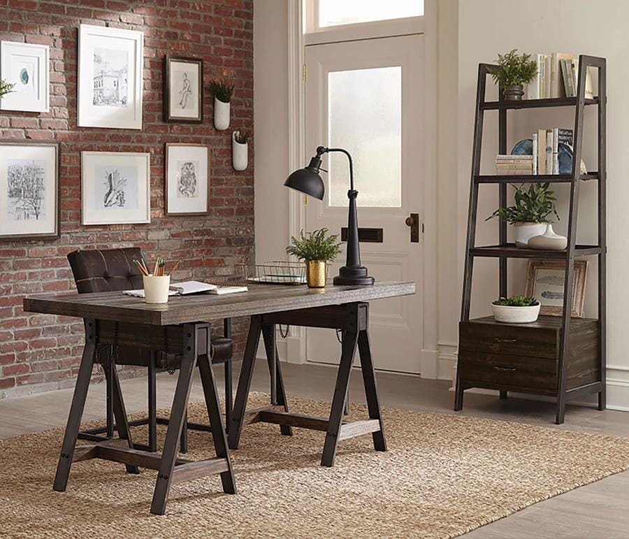 Delmar Adjustable Writing Desk Burnished Cognac