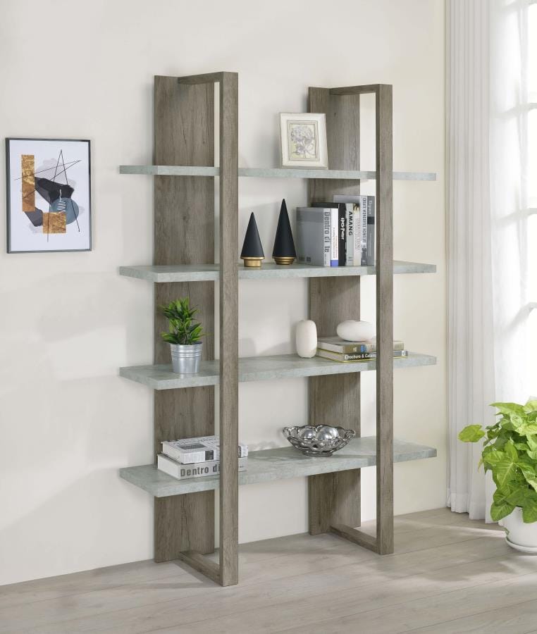 Danbrook Bookcase with 4 Full-length Shelves