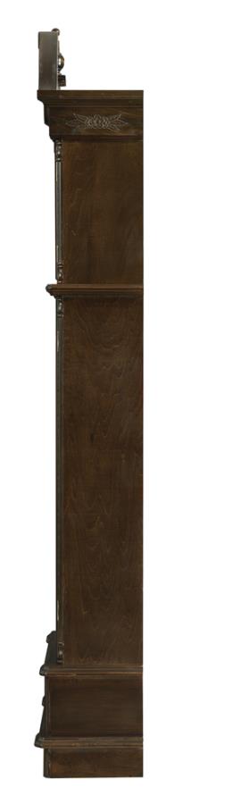 Cedric Grandfather Clock with Chime Golden Brown