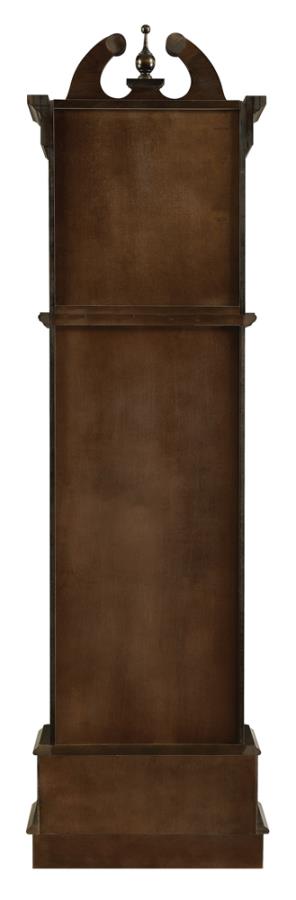 Cedric Grandfather Clock with Chime Golden Brown