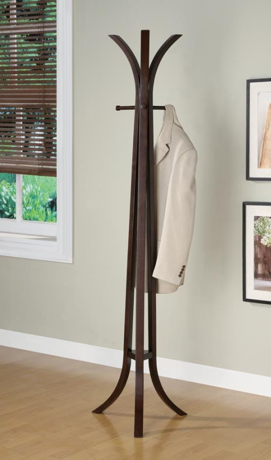 Arwan Coat Rack with 6 Hooks Cappuccino