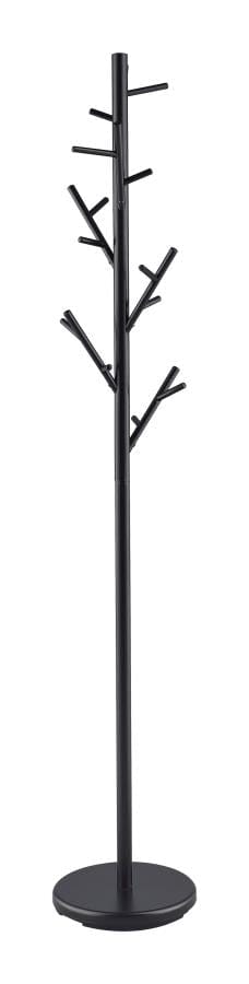 Clover 18-Hook Coat Rack Black