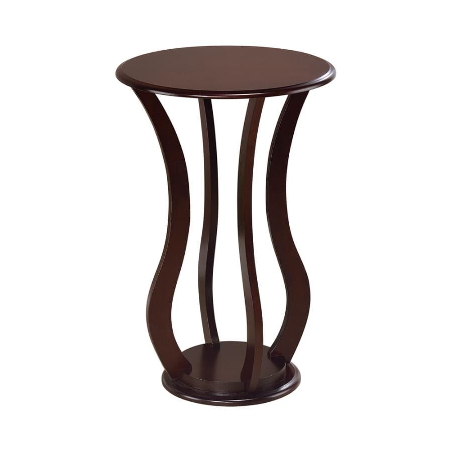 Elton Round Top Accent Table Cherry