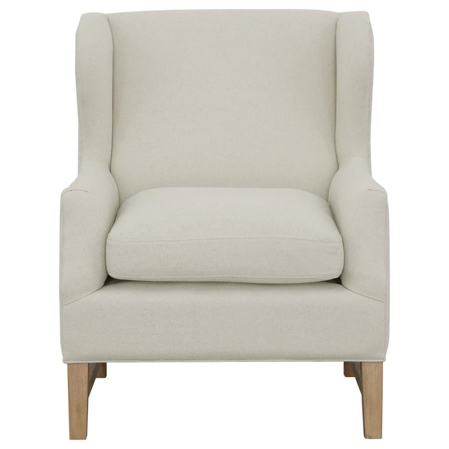 Fleur Wing Back Accent Chair Cream