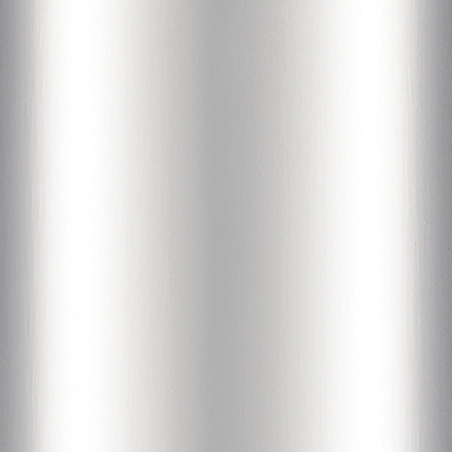 Faux Sheepskin Upholstered Accent Chair with Metal Arm White