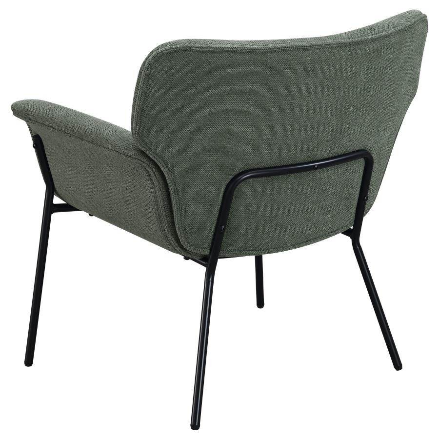 Davina Upholstered Flared Arms Accent Chair Ivy