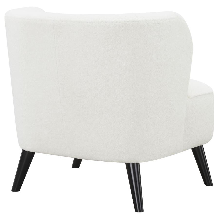 Alonzo Upholstered Track Arms Accent Chair Natural