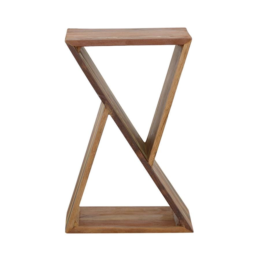 Lily Geometric Accent Table Natural