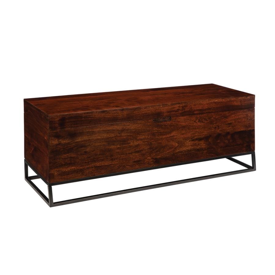 Rectangular Accent Bench Cinnamon