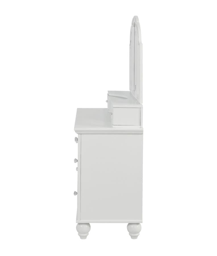 Reinhart 2-piece Vanity Set White and Beige