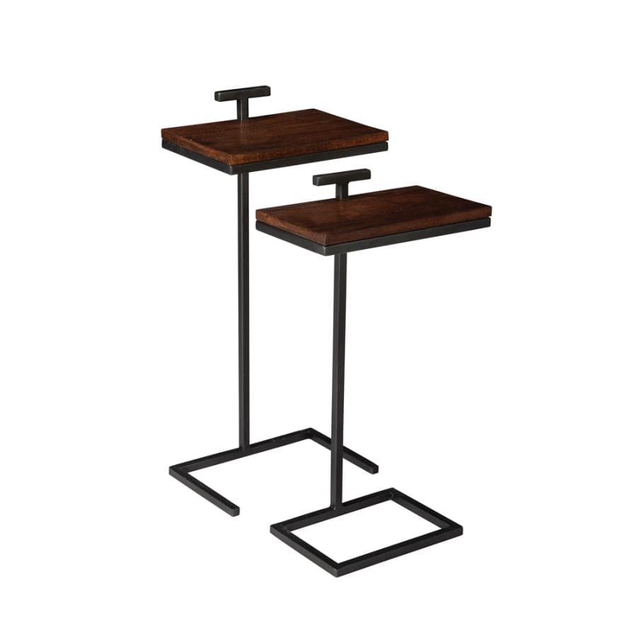 2-piece Nesting Table Set Cinnamon