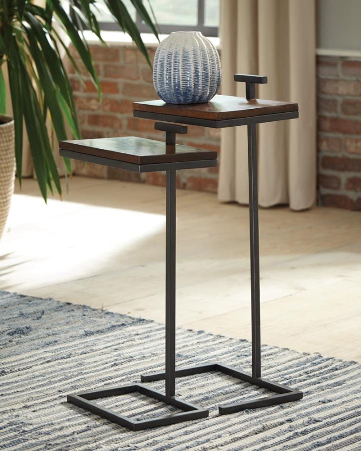 2-piece Nesting Table Set Cinnamon