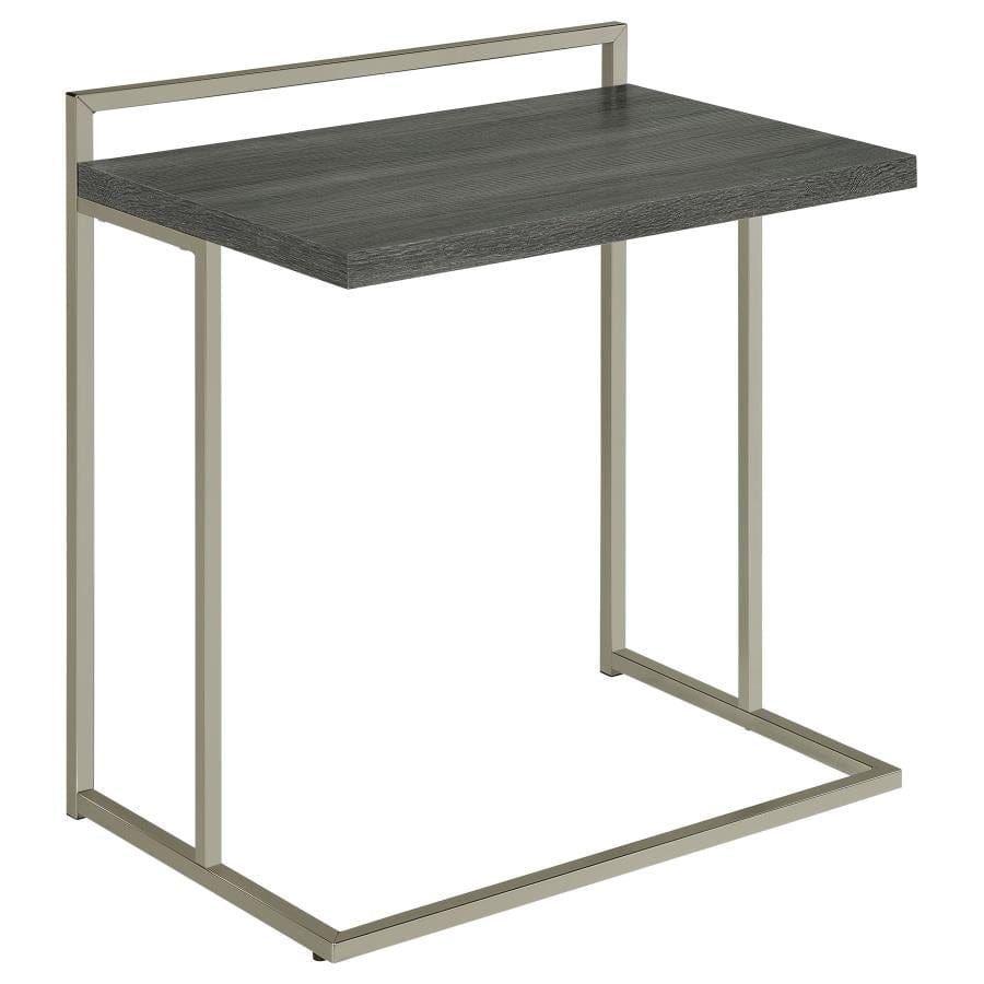 Dani Rectangular Snack Table with Metal Base