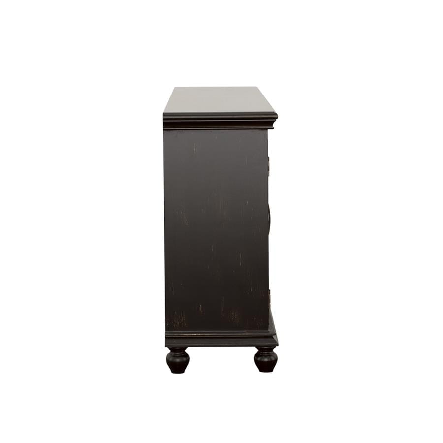 Kovu 4-door Accent Cabinet Black