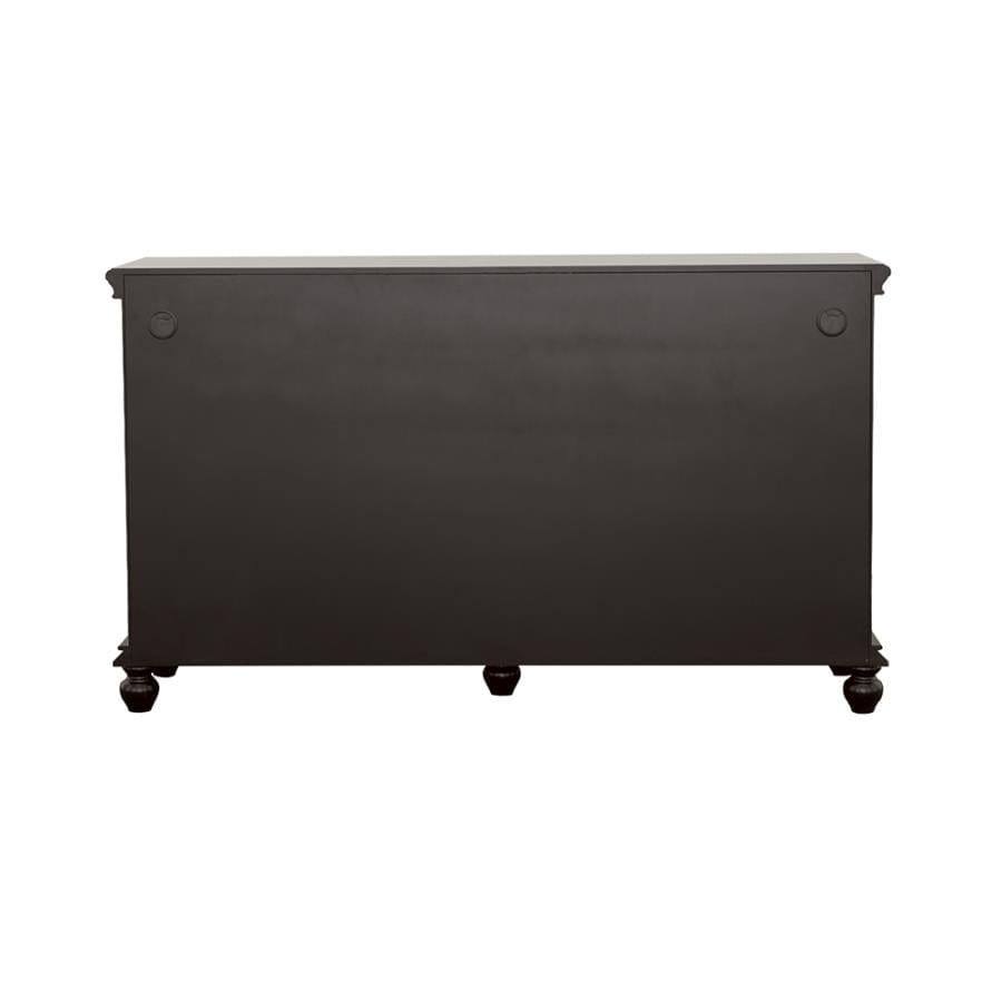 Kovu 4-door Accent Cabinet Black