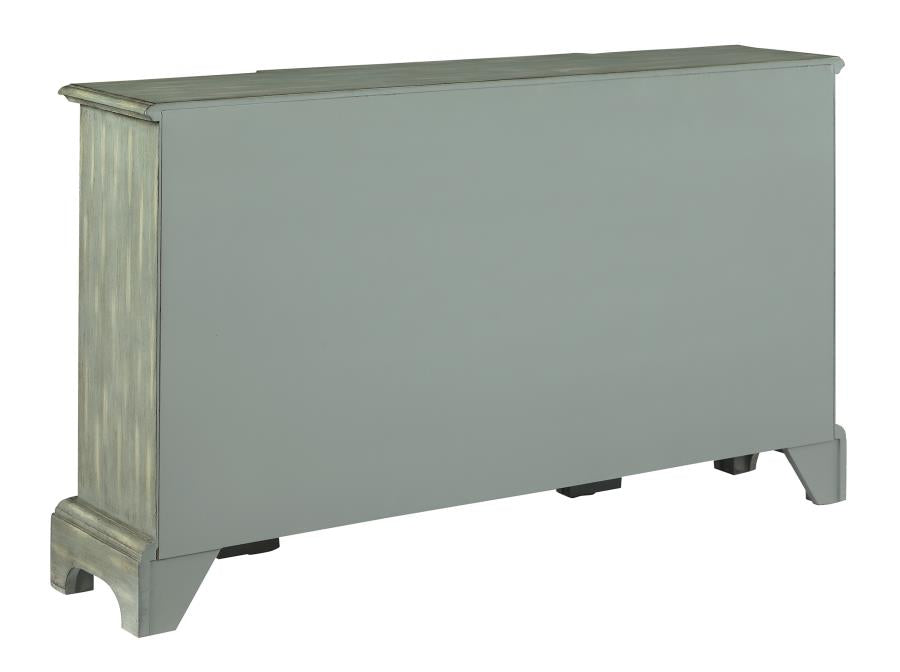 Erigeron 4-door Accent Cabinet Grey