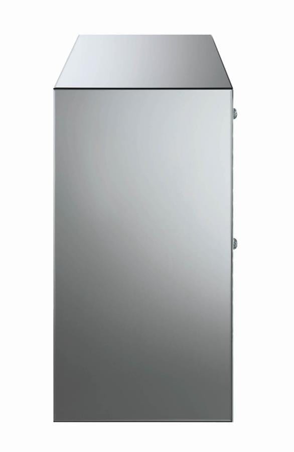 Fueyes 3-drawer Accent Cabinet Silver
