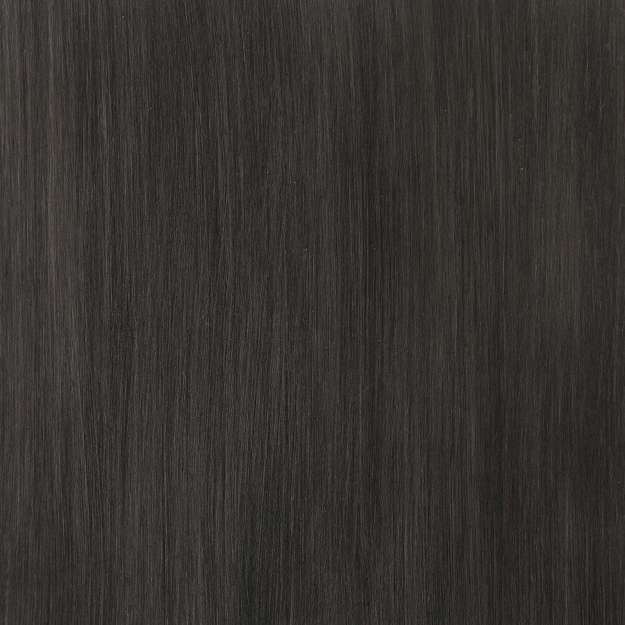 Gilles 2-Door Accent Cabinet Brushed Black and Grey