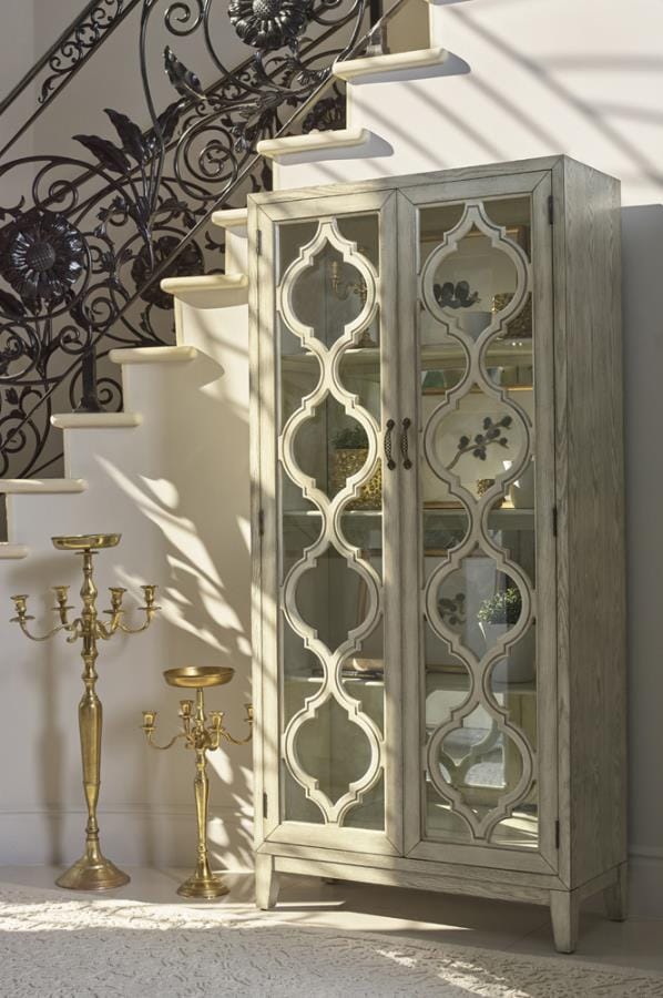 McKellen 2-door Tall Cabinet Antique White