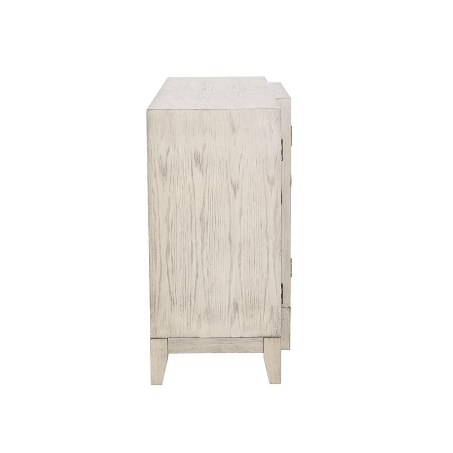 McKellen 4-door Accent Cabinet Antique White