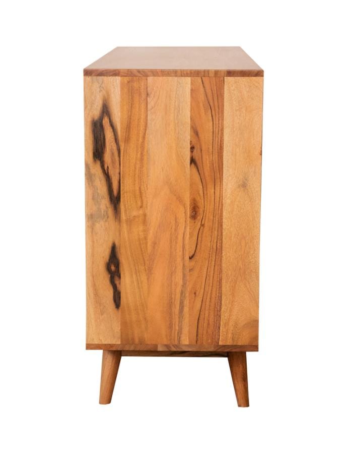 Lantana Rectangular 3-door Accent Cabinet Natural