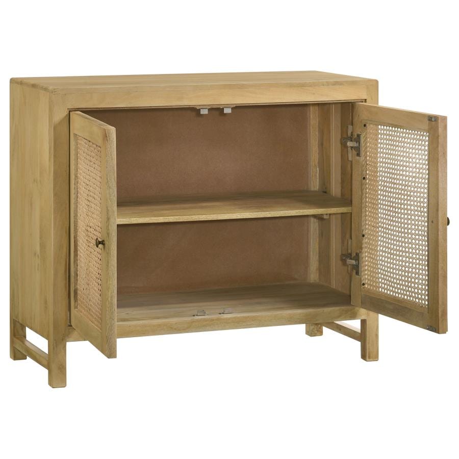 Amaryllis Rectangular 2-door Accent Cabinet Natural