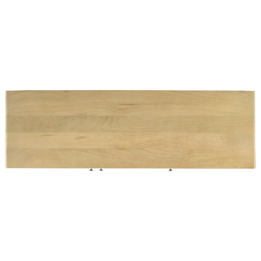 Amaryllis Rectangular 3-door Accent Cabinet Natural
