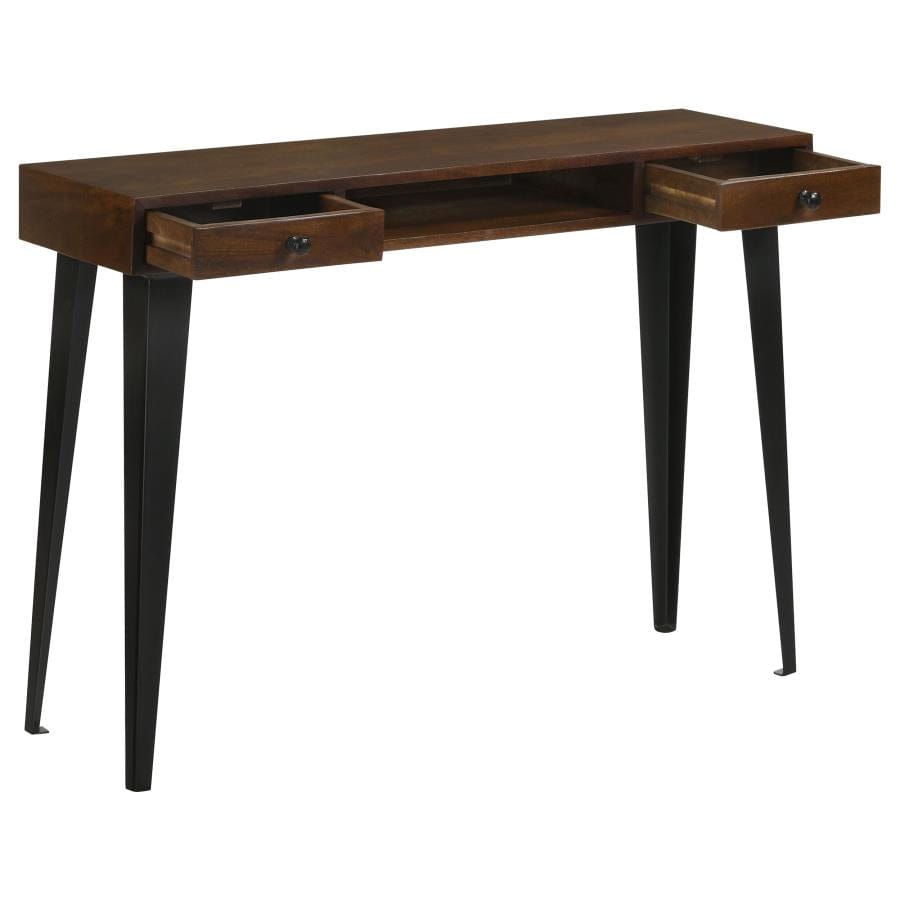 Radcliffe 2-drawer Console Table Dark Brown