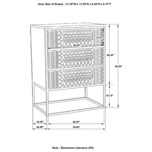 TALL ACCENT CABINET