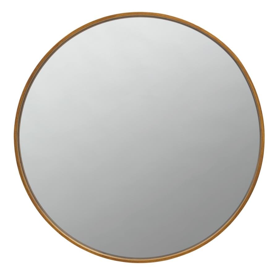 O'malley Round Mirror Brass