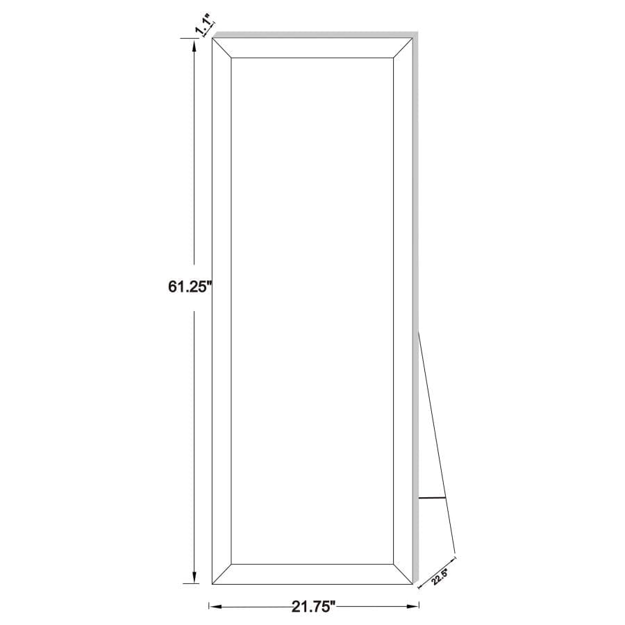 Soline Rectangle Cheval Mirror