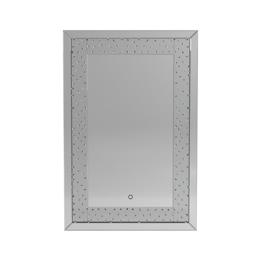 LED Lighting Frame Mirror Silver