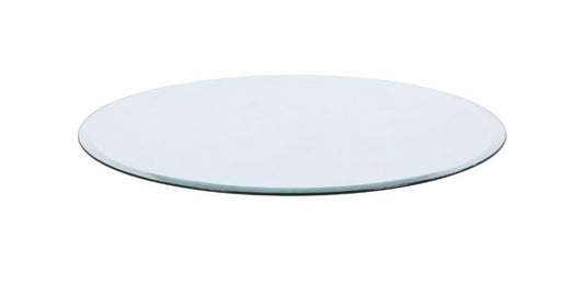 36" Round Occasional Glass Top Clear