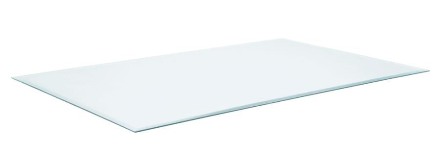 Rectangular Glass Table Top Clear