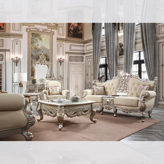 HD-91633 - 3PC FRENCH SALON SOFA SET