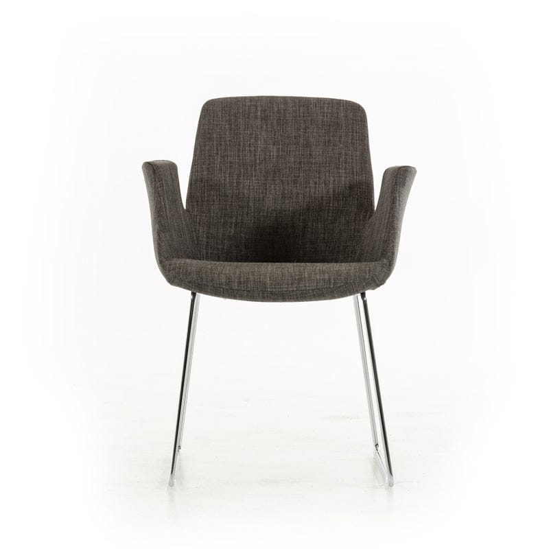 Modrest Altair Mid-Century Grey Fabric DIning Chair