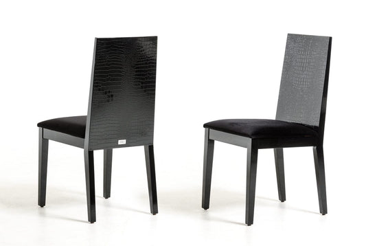 A&X Bridget Black Dining Chair (Set of 2)