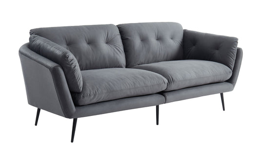 Divani Casa Cody - Modern Grey Fabric Sofa