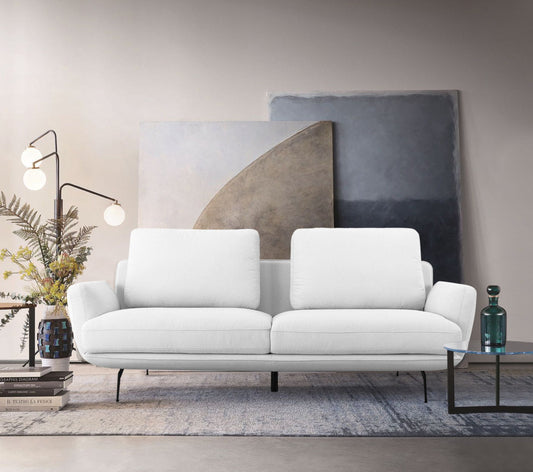 Divani Casa Dolly - Modern Off-White Loveseat